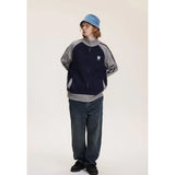 grunge fire sweater, streetwear drip, cozy knitwear for men, oversized grunge aesthetic winter top