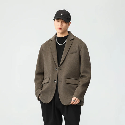 leather varsity coat, fall fit essential - comfortable cotton fit with bold prints
