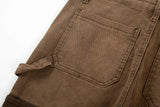 swag hip hop speckle ink flare jeans streetwear patchwork mens cargo jean pants washed logging trousers jeans male jeans overall unique cargo style 293