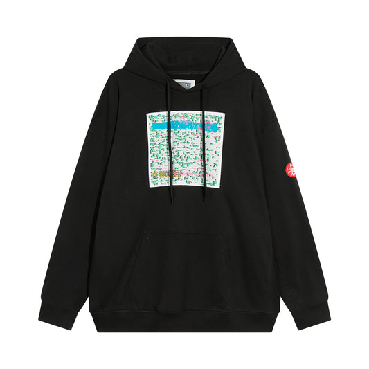 Urban glitch hoodie with futuristic hacker aesthetics