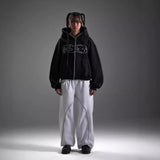 Y2k Winter Long Sleeved Hoodie Sweatshirt Oversized Winter Clothes Streetwear Y2k Vintage Punk Graffiti Print