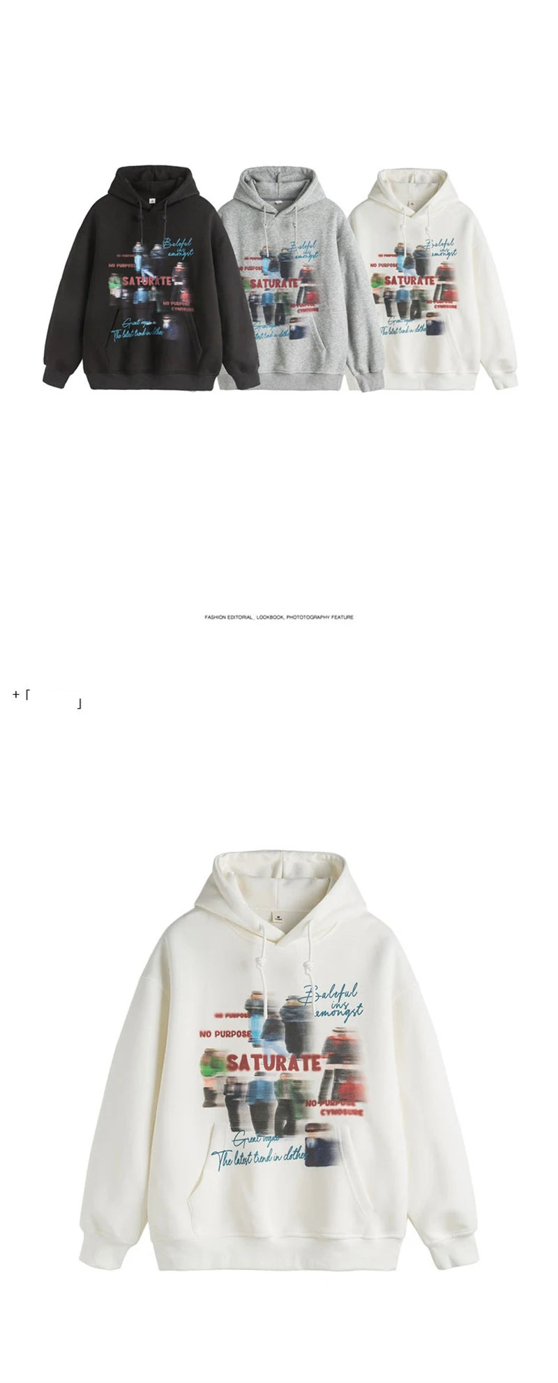 Hustler’s grind hoodie with motivational money print