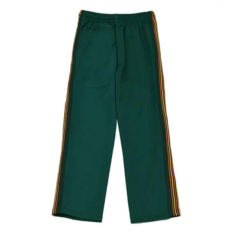good quality brown motion casual pants men woman lovers trend side edge weaving embroidery drawstring loose trousers unique default style 5017