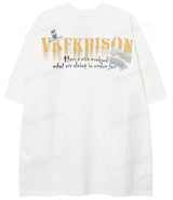 Cyberpunk Broken heart – Mens Hip Hop Oversized T Shirt Streetwear Cartoon Cool Boy G