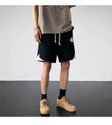 Korean fake two-piece sports basketball shorts men summer American fashion brand high street versatile couple retro sweatpants
