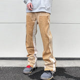 color washed denim mens jeans pants fashion graffiti patchwork loose biker red jeans streetwear hip hop casual straight pants vintage washed jeans