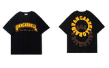 Vaporwave Aesthetic print tee – Mens Tshirt Streetwear Hip Hop Embroidery Letters Cotton Loo