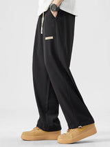 2024 new y2k straight gym pants mens korean fashion sportswear drawstring wide leg sweatpants casual baggy vintage trousers unique joggers style 3360