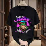 Gothic Oversized shirt – Trendy Graphic T Shirt Men Summer Cotton T Shirt Loose Sport