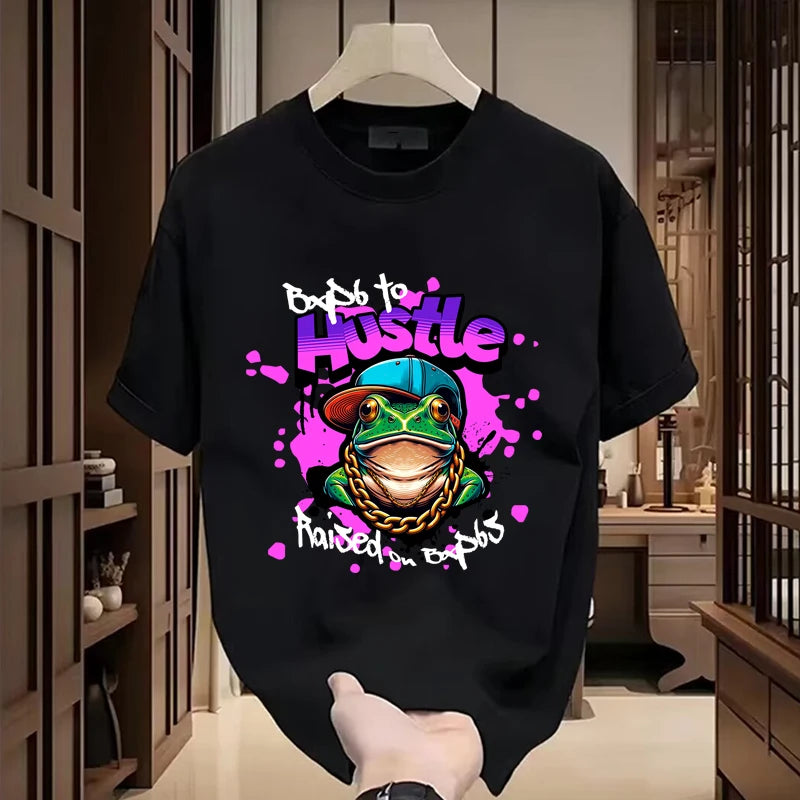 Gothic Oversized shirt – Trendy Graphic T Shirt Men Summer Cotton T Shirt Loose Sport