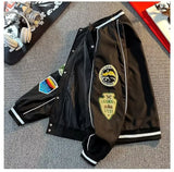retro baseball varsity, layering staple, stylish modern outerwear, premium street look, trendsetting streetstyle
