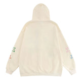Hip Hop Zip Up Hoodie Jacket Y2K Star Embroidered Fleece Hooded Coat 2