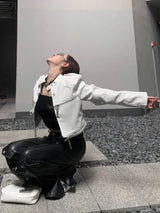 oversized streetwear premium material print - fashion essential hip quality design urban casual style graphic style hop 8e619b high unisex fit european-and-american-heavy-industry-multi-zipper-design-spider-web-shoulder-pad-leather-jacket-for-women-2024-new-jacket-top everyday wear image streetwear design ID 1c99d