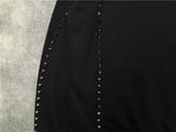 New Luxury Men Novelty Metal Rivets Hoodies Hoody Hooded Sweatshirts V