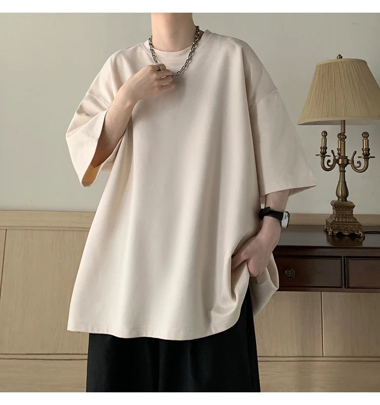 Gothic Broken heart – Summer Short Sleeved T Shirt Men Oversized Casual Round Neck