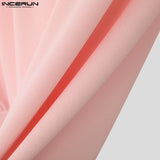 Fashion Casual Style Tops Incerun New Mens Pile Collar Design Hoodies
