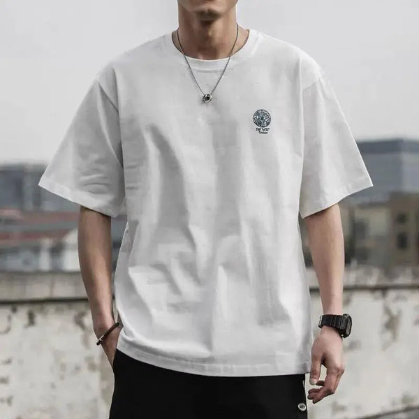 Cyberpunk Crying angel – Pure Cotton Short Sleeved T Shirt For Men New Fashion Ins Lo