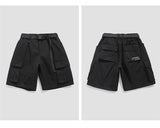 summer new american retro cargo shorts for men casual multi pocket baggy y2k shorts streetwear hip hop embroidery short cargo unique cargo style 304
