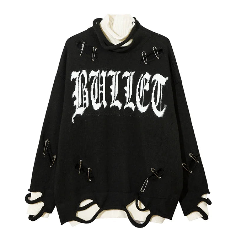 bold flame design top, high-street layer, cozy fashion fit, stylish street outfit, modern aesthetic appeal