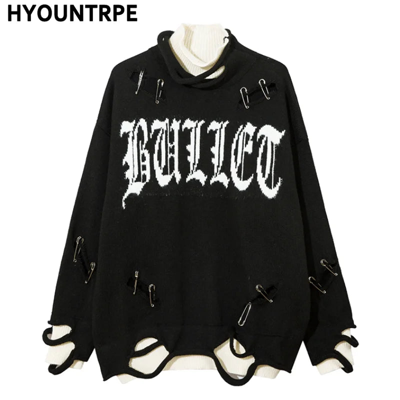 bold flame design top, high-street layer, cozy fashion fit, stylish street outfit, modern aesthetic appeal
