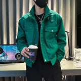 leather varsity coat, fall winter style, men's streetwear fashion, oversized urban jacket, high quality cold-weather coat