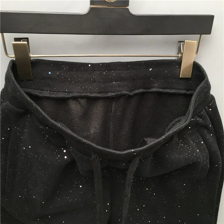 high new novelty luxury men 2022 classic shiny sky stars comfortable cotton parkour sweat casual pants sweatpants d48 relaxed fit joggers