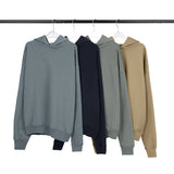 Best Quality Kanye West Hoodies Men Woman Chaopai Plush Shoulder Drop