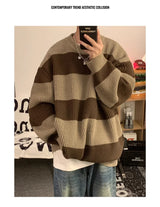 grunge oversized flame jumper built for warmth and edge, essential for winter street style, men’s streetwear clothing piece f