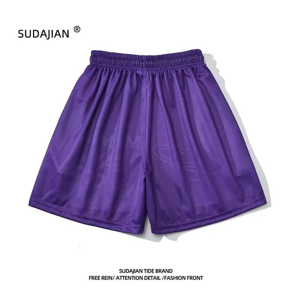 new mens basketball shorts sports short pants summer mesh breathable sweatpants high street shorts quick drying gym shorts streetwear sweatpants