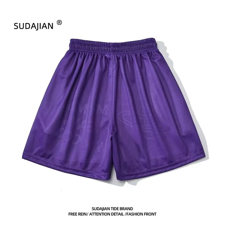 new mens basketball shorts sports short pants summer mesh breathable sweatpants high street shorts quick drying gym shorts streetwear sweatpants