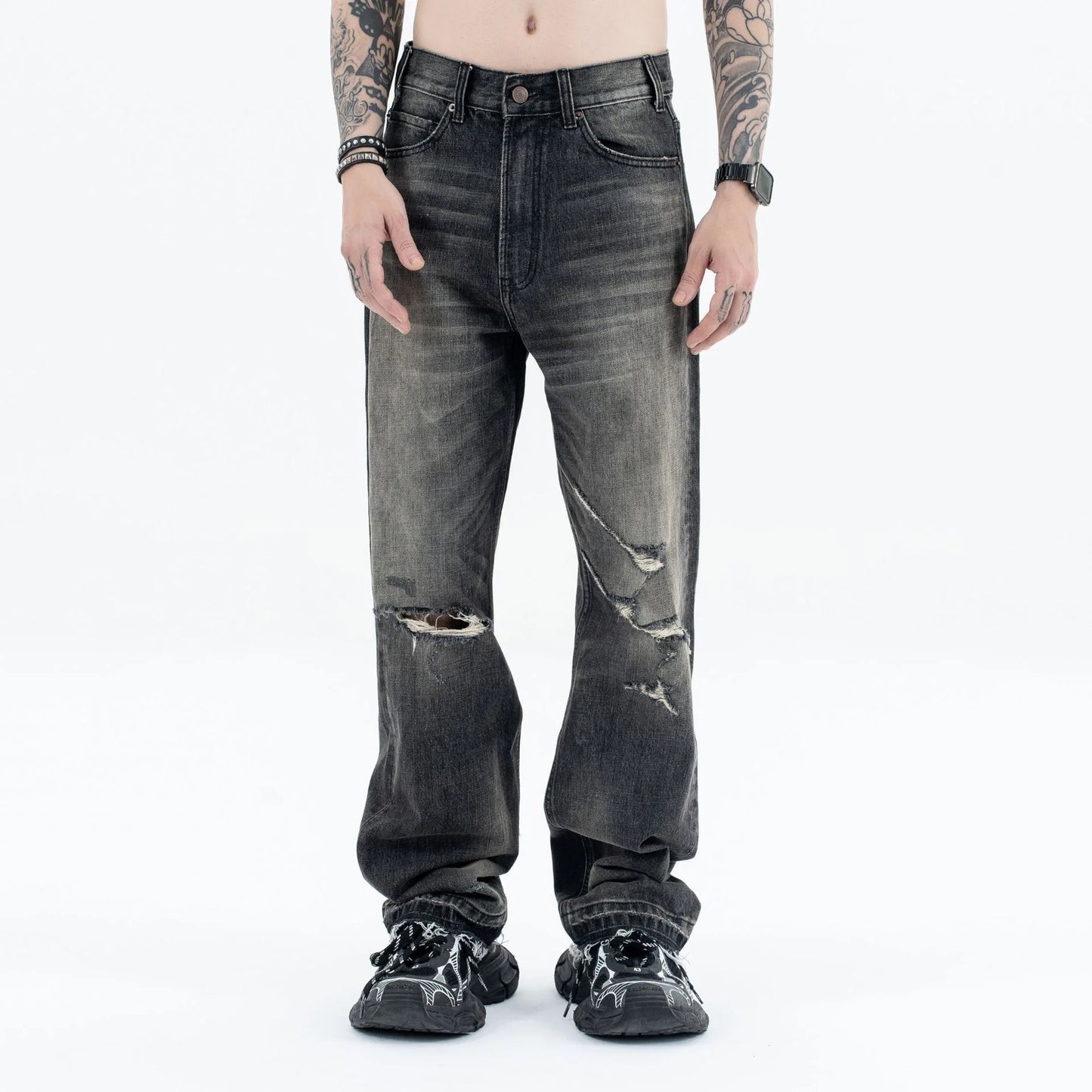 Destroy straight jeans