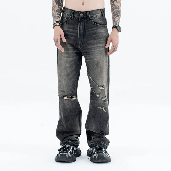 Destroy straight jeans