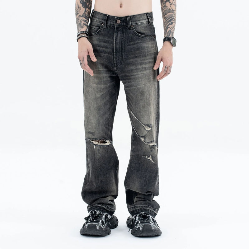 Destroy straight jeans