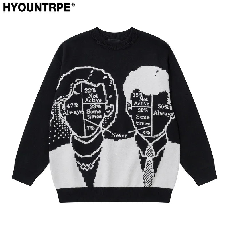 mens anime sweater knitted pullovers casual long sleeve loose o neck warm cotton harajuku sweaters new design jumpers knitwear - high quality cotton hoodie, anime inspired graphic hoodie, unisex casual winter pullover