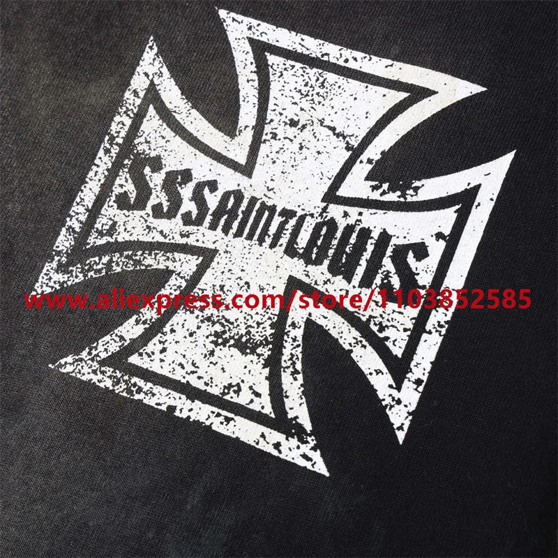 2024 Autumn Vintage American Heavy Weight Oversize Long Sleeve T Shirt
