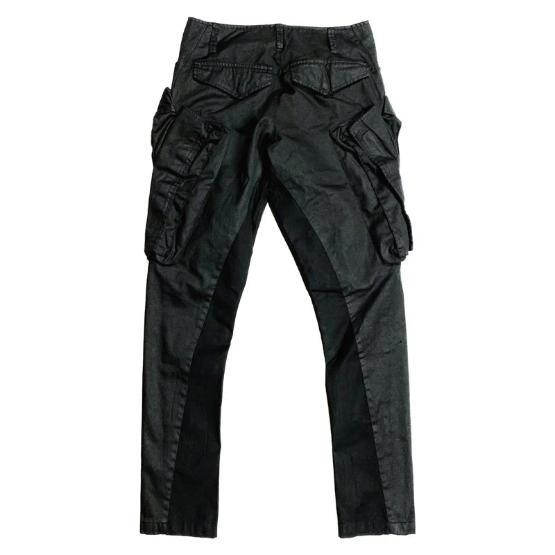 2022 multi pockets cargo pants hip hop tactical function pants casual joggers trousers streetwear relaxed fit joggers