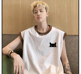 Cyberpunk Crying angel – Korean Summer Street Men And Women Trendy Personalized Print
