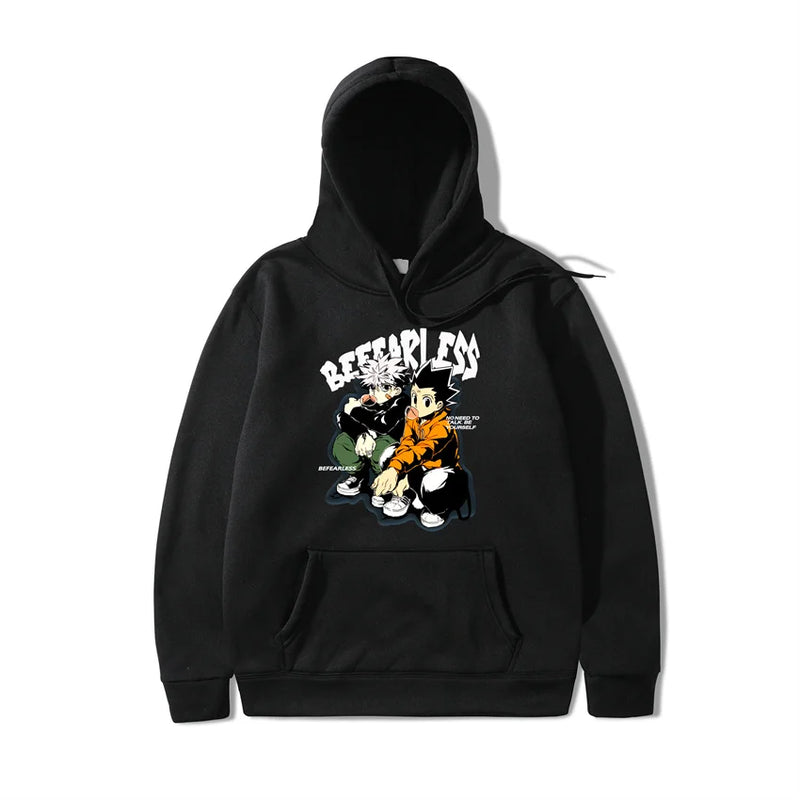 2022 Mens Streetwear Hoodie Hip Hop Sweatshirt Japanese Anime Cartoon