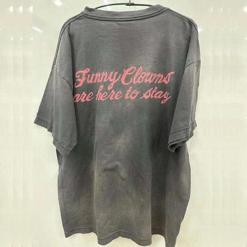 Vaporwave Streetwear – New Saint T Shirts Men Woman High Quality Casual Loose Angel – Urban Streetwear for Men & Women