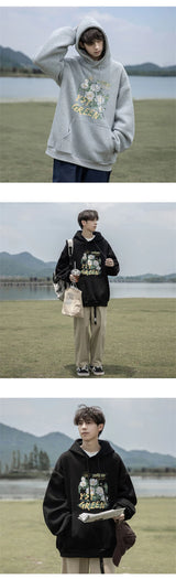New Floral Oil Painting Art Print Pullover Hoodies Men And Women Casua