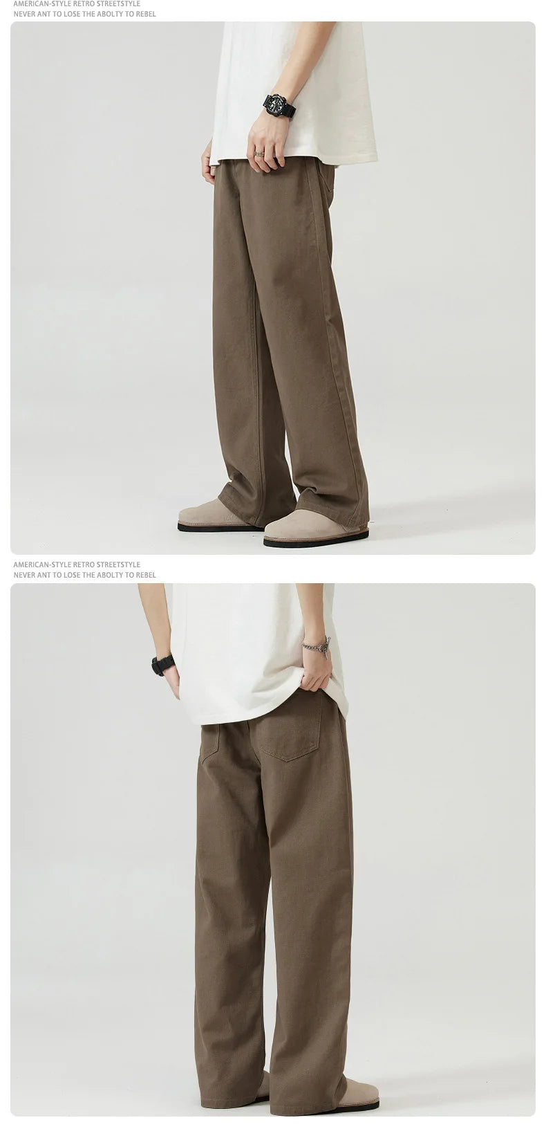 men solid color denim wide leg straight streetwear fashion loose casual jeans pants women y2k jeans trousers unique jeans style 1828