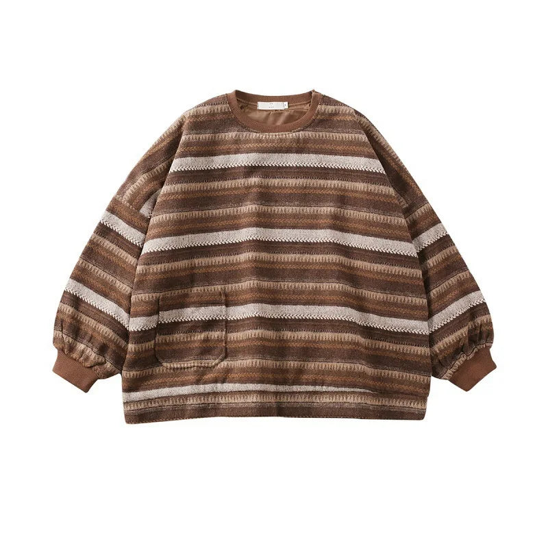 oversized flame jumper, 2025 fashion trend, fire knit jumper in oversized streetwear fashion