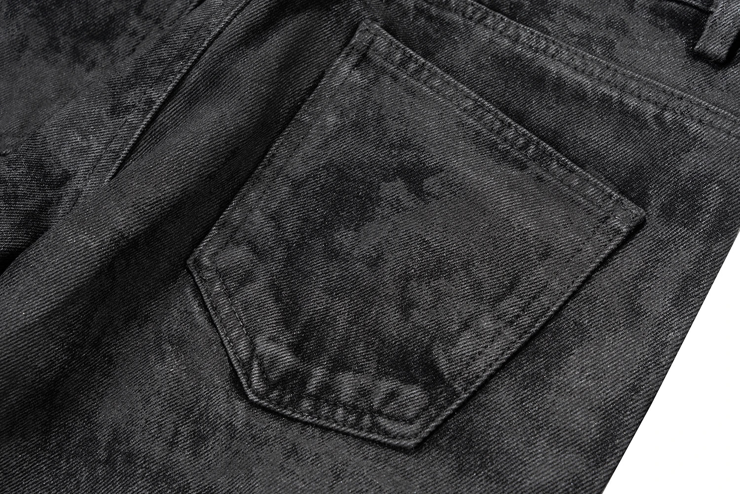 high street hand brushed glue sparkling baggy flare jeans for men y2k pantalones hombre leather pants oversized denim trousers 3 unique jeans style 1341