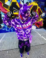 Trapwear Streetwear – Oversized Demon Hoodies Men Letter Print Streetwear High Qua – Streetwear Fashion for Men & Women