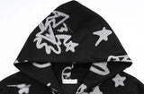 trapwear vintage anime featuring men harajuku graffiti printed hoodie sweatshirt casual streetwear zipper hooded pullover loose hip hop hipster pullovers hoodies