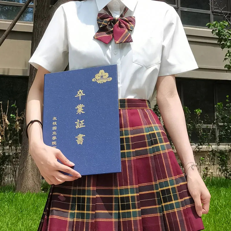 Jk Uniforms Gyaru School Uniform for Girl Student Pleated Skirt Uniform Set Women Short Sleeve Bow Tie Seifuku Japanese Style