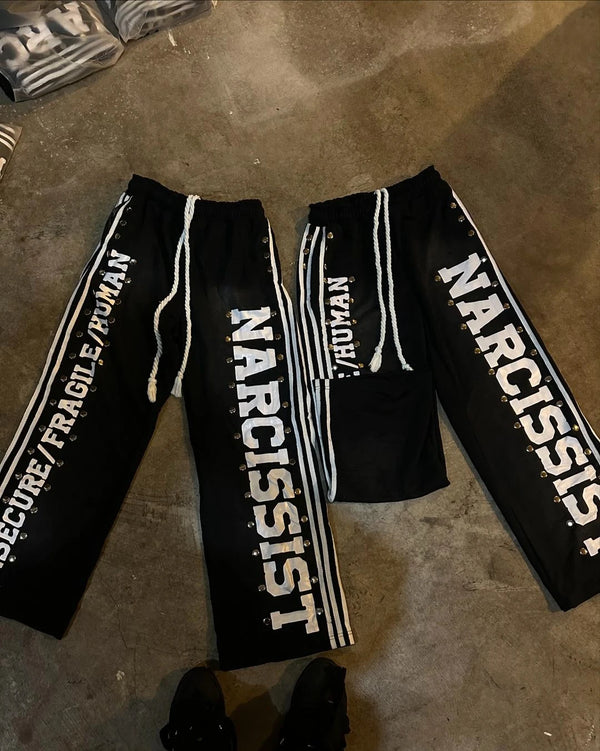 retro gothic two piece set casual tracksuit men hot drill patchwork y2k clothes for men hip hop sweatpants t shirts streetwear urban active pants