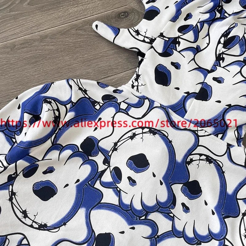 Towel Embroidered Cartoon Camouflage Glo Gang The Glory Full Zip Hoodi