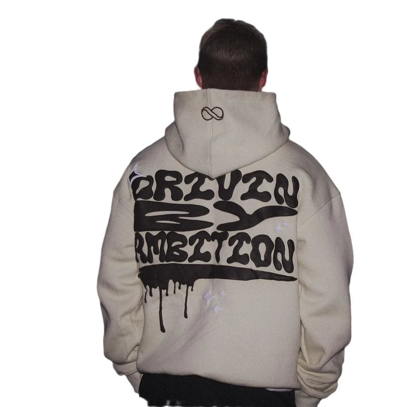 Y2k Winter Long Sleeved Hoodie Sweatshirt Oversized Winter Clothes Streetwear Y2k Vintage Punk Graffiti Print Top School Ootd
