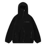 high street fleece hooded jackets and coats new casual warm hoodies hairy curved zipper outerwear streetwear winter men black - variant style 43b5b4 for streetwear fashion